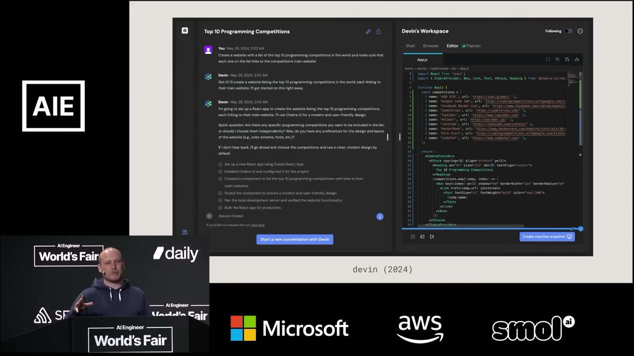 Devin natural language programming